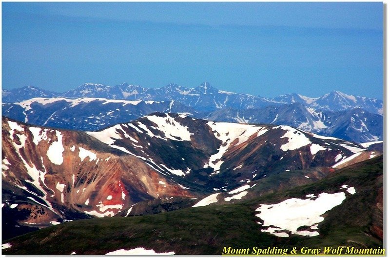 Mount of the Holy Cross. as seen from Spalding&apos;s summit vi_1