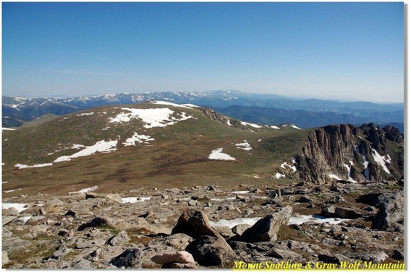 Gray Wolf Mt. as seen from Spalding&apos;s summit view to north 1