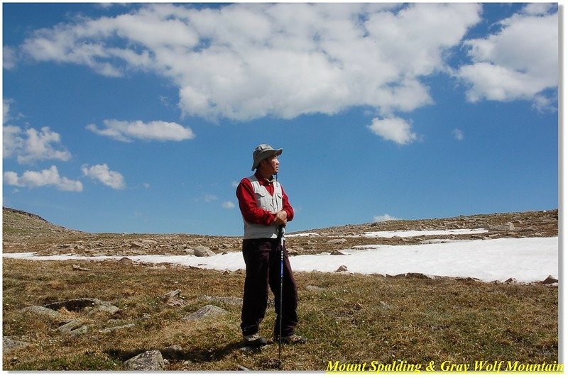 I&apos;m on the saddle between Mount Spalding &amp; Gray Wolf Mt. 3