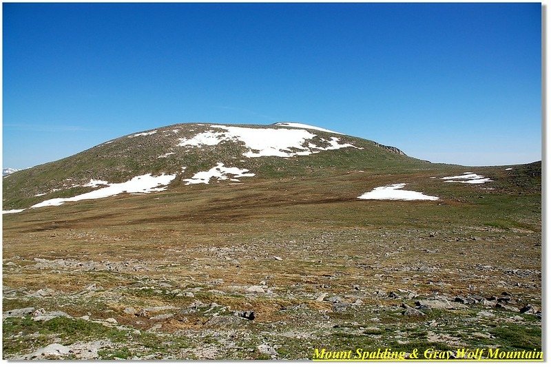 Gray Wolf Mt. as seen from the saddle 1