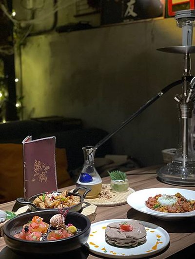 離城．放感情｜捷運六張犁站 隱身巷弄中老宅風格餐酒館．精緻餐