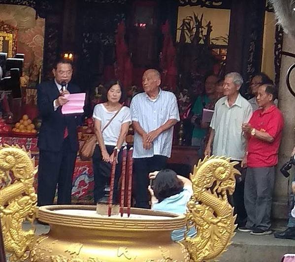 2018年新竹縣義民文化祭/1934年義民廟前有石馬及石燈籠