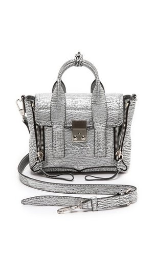 3.1 phillip lim mini pashli silver11