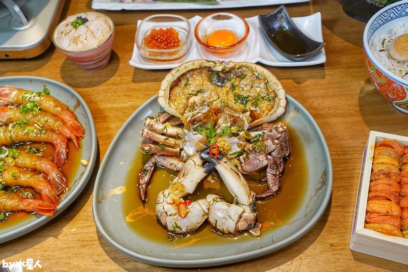 水森水產：台中海鮮鍋物日式料理，現點現撈活體海鮮，活體製作生