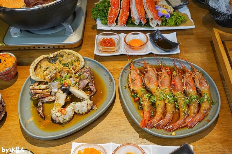 水森水產：台中海鮮鍋物日式料理，現點現撈活體海鮮，活體製作生