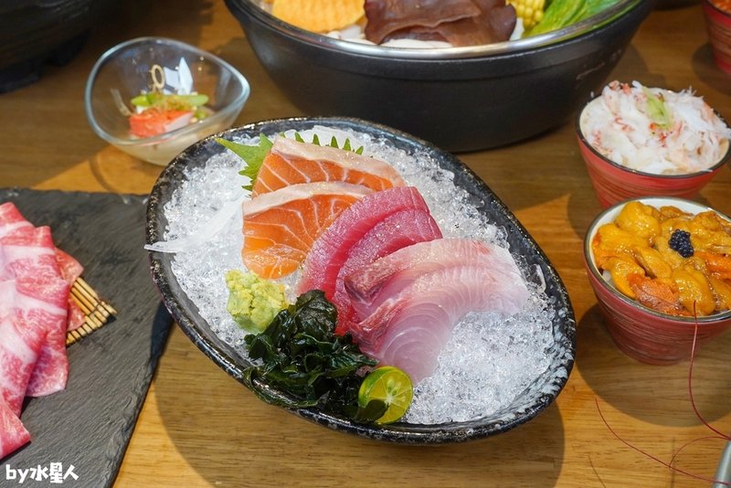 水森水產：台中海鮮鍋物日式料理，現點現撈活體海鮮，活體製作生