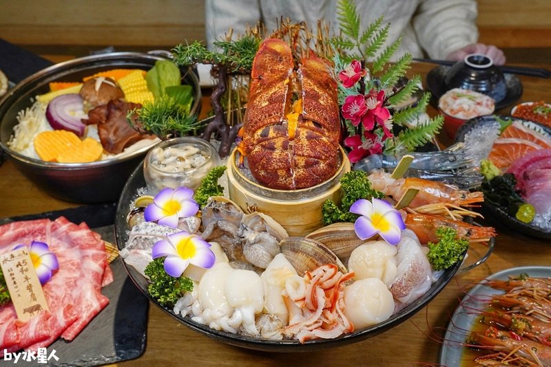 水森水產：台中海鮮鍋物日式料理，現點現撈活體海鮮，活體製作生