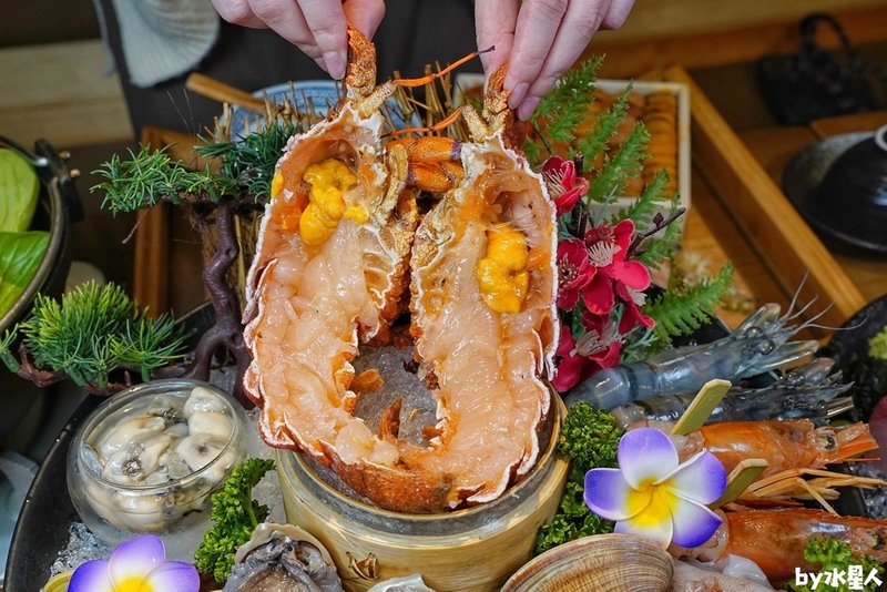 水森水產：台中海鮮鍋物日式料理，現點現撈活體海鮮，活體製作生