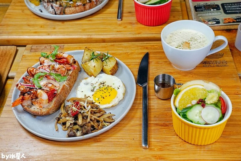 禾間糧倉換新菜單！台中勤美草悟道美食，浮誇系酸種麵包餐盤，麻