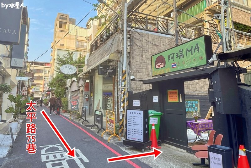 阿瑞ma泰國55船面：台中一中新開幕泰式船麵，道地船麵一碗5