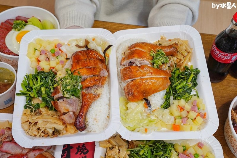 香港慶記大哥燒臘：大雅燒臘便當推薦，超人氣港式快餐，四寶飯肉