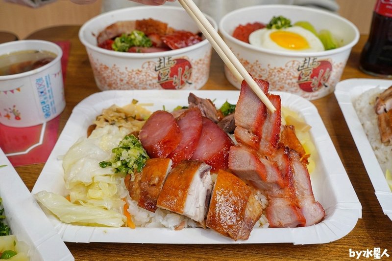 香港慶記大哥燒臘：大雅燒臘便當推薦，超人氣港式快餐，四寶飯肉