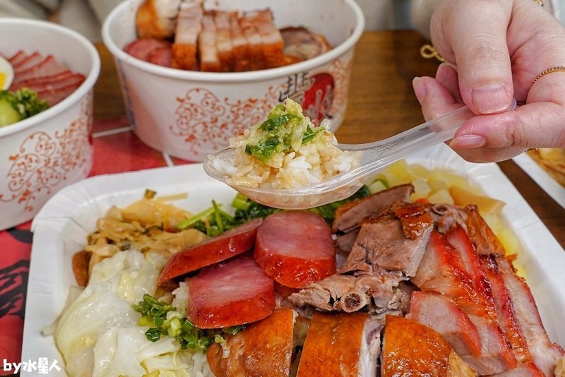 香港慶記大哥燒臘：大雅燒臘便當推薦，超人氣港式快餐，四寶飯肉