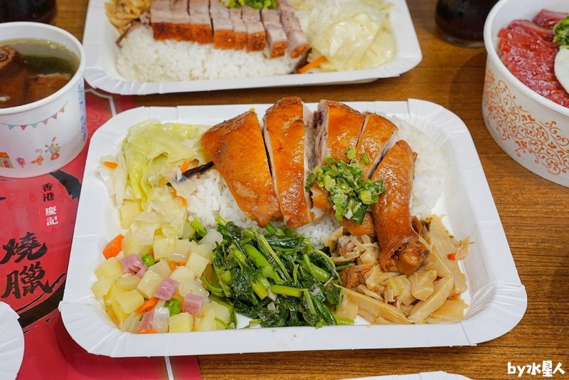 香港慶記大哥燒臘：大雅燒臘便當推薦，超人氣港式快餐，四寶飯肉