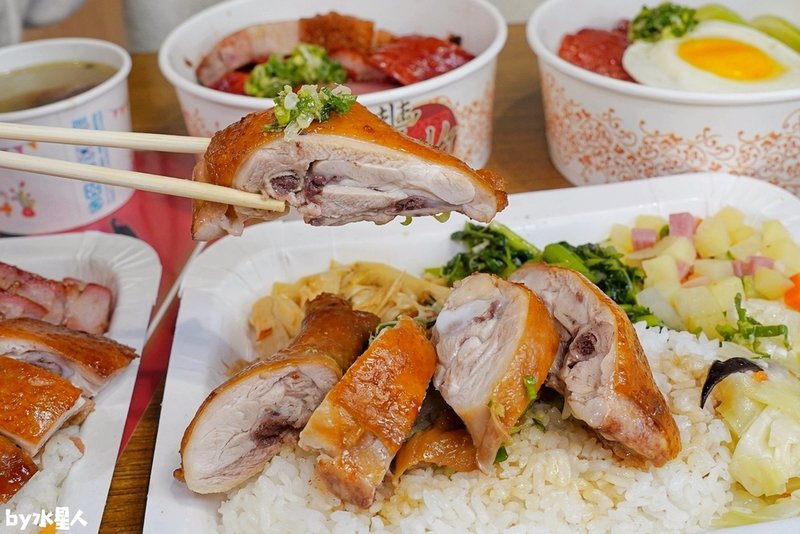 香港慶記大哥燒臘：大雅燒臘便當推薦，超人氣港式快餐，四寶飯肉