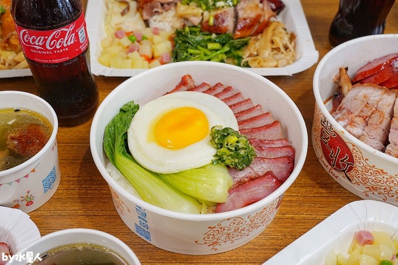 香港慶記大哥燒臘：大雅燒臘便當推薦，超人氣港式快餐，四寶飯肉