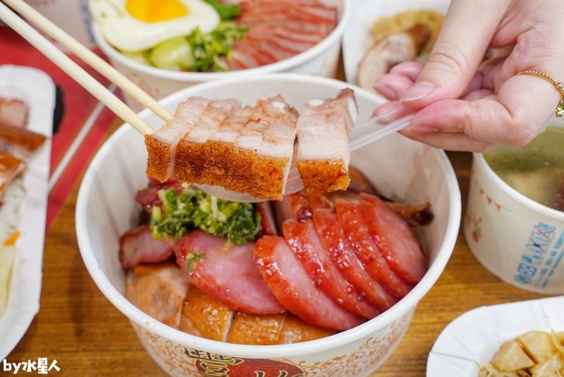 香港慶記大哥燒臘：大雅燒臘便當推薦，超人氣港式快餐，四寶飯肉