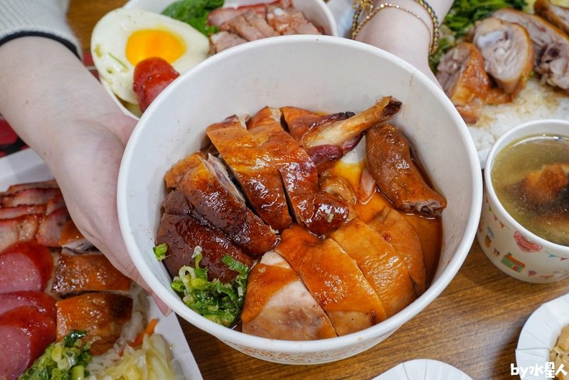 香港慶記大哥燒臘：大雅燒臘便當推薦，超人氣港式快餐，四寶飯肉
