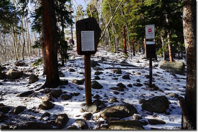 Mount Evans Wilderness boundary 1