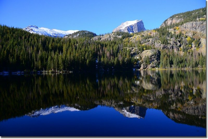 Bear Lake with Otis &amp; Hallett Peak in the background 1