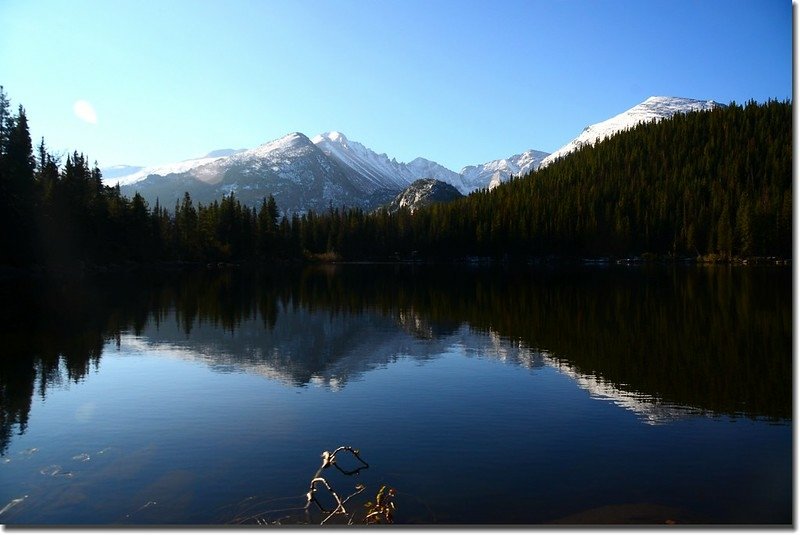 Bear Lake with Longs Peak in the background