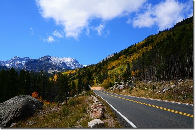 Otis Peak from Bear Lake Road 1