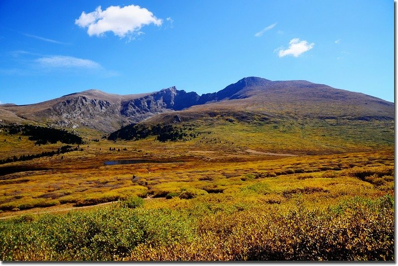 Mount Bierstadt from Guanella Pass summit