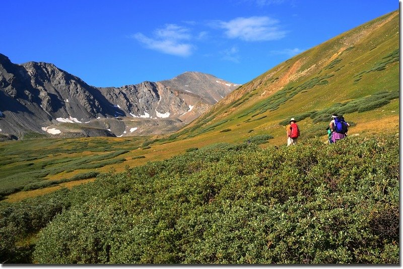 Hikers are on their way to Grey&apos;s Peak 1