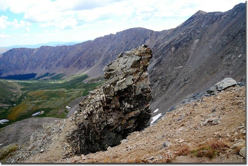 Rock tower at 13,400&apos;