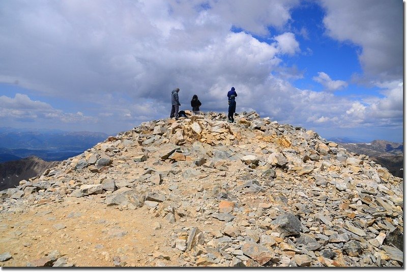 The summit of Grays Peak