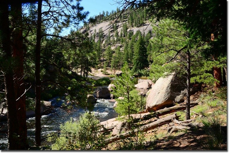 A view from the trail above the river (2)