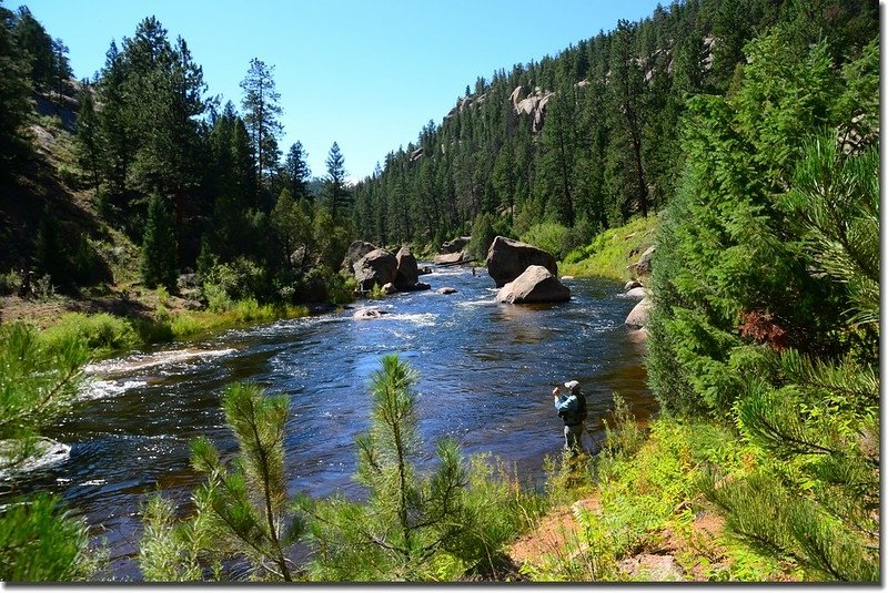 Fly fishing Cheesman Canyon on the South Platte River (8)