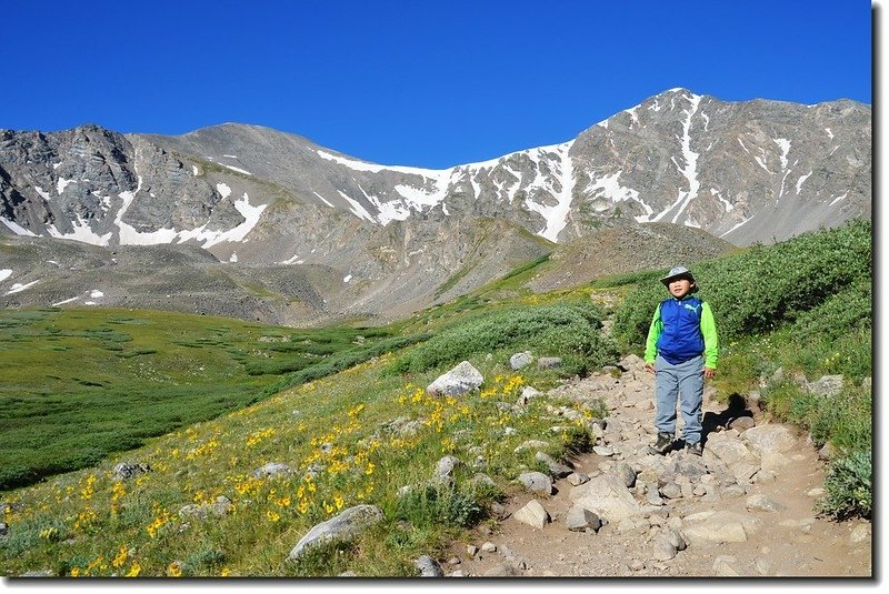 Jacob is on his way to Grays Peak 2