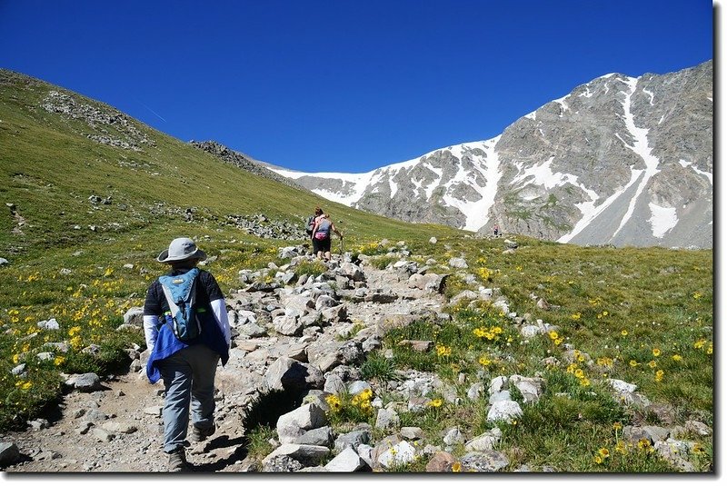 Jacob is on his way to Grays Peak 5