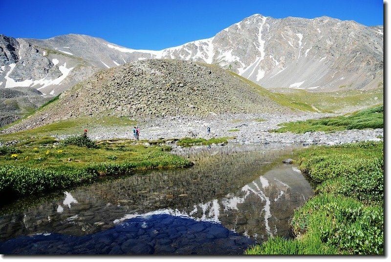 Grays &amp; Torreys Peak from Stevens Gulch Creek