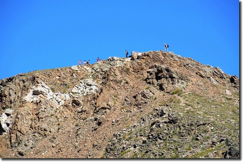 Hikers on the Torreys Peak - Kelso Ridge 1