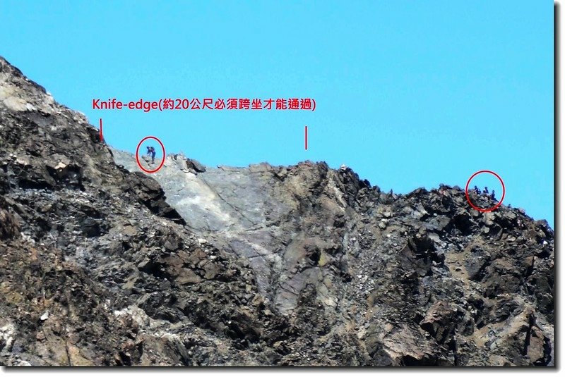 Hikers on the Torreys Peak - Kelso Ridge (knife edge) 1