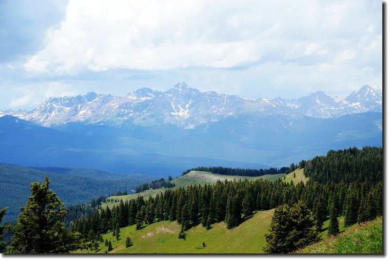 Mount of the Holy Cross as viewed from Shrine Ridge 2