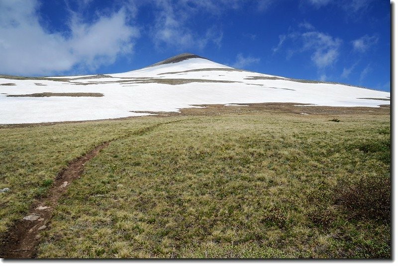 James Peak false summit from east slope 1