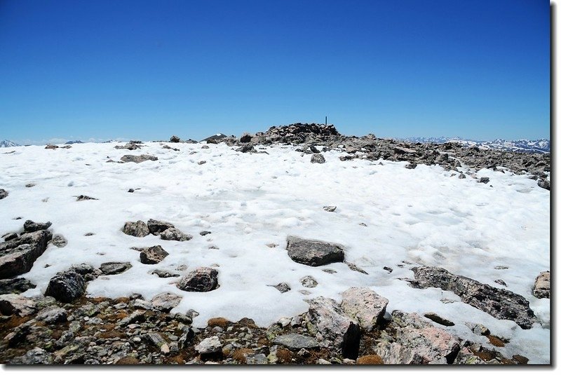 The summit of James Peak