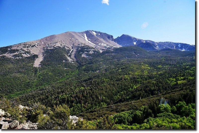 Wheeler Peak from Mather Overlook 1