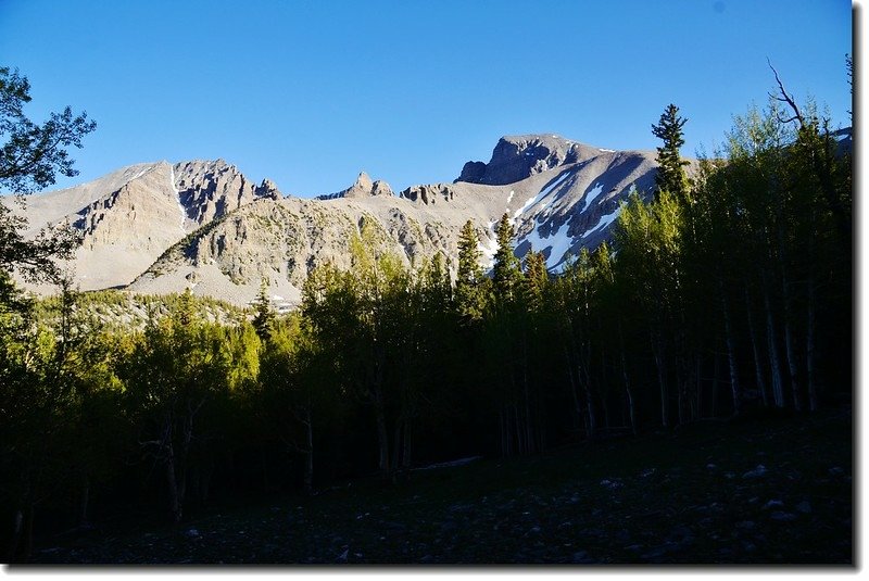 Wheeler Peak from Alpine Lakes Trail 7