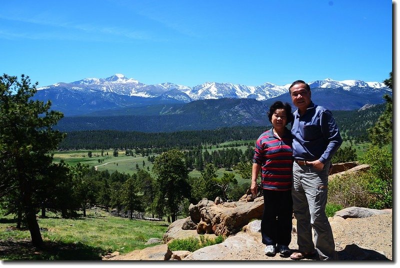 Rocky Mountains as seen from US 36 HWY 2