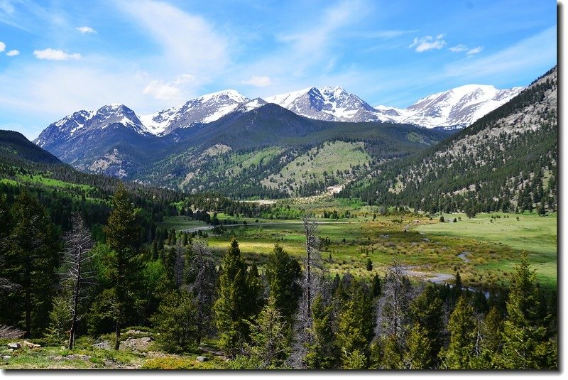 Mummy Range as seen from US 34 HWY