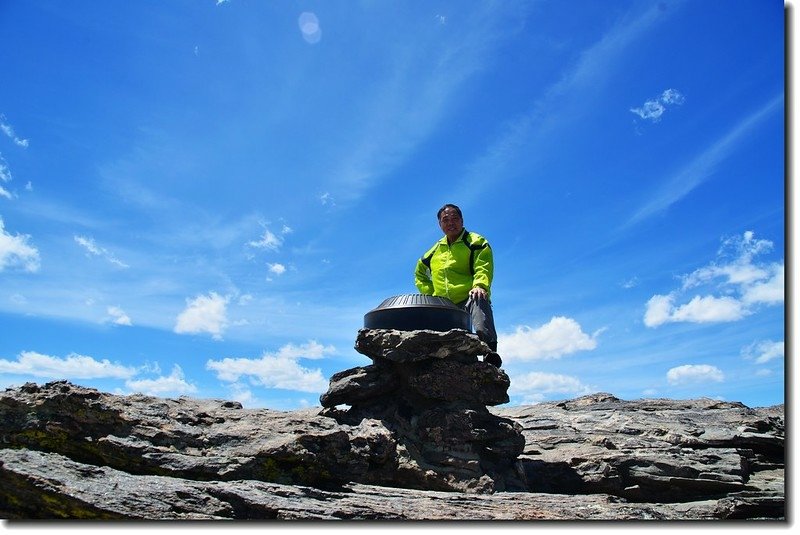 Me on the top of Toll Memorial Trail