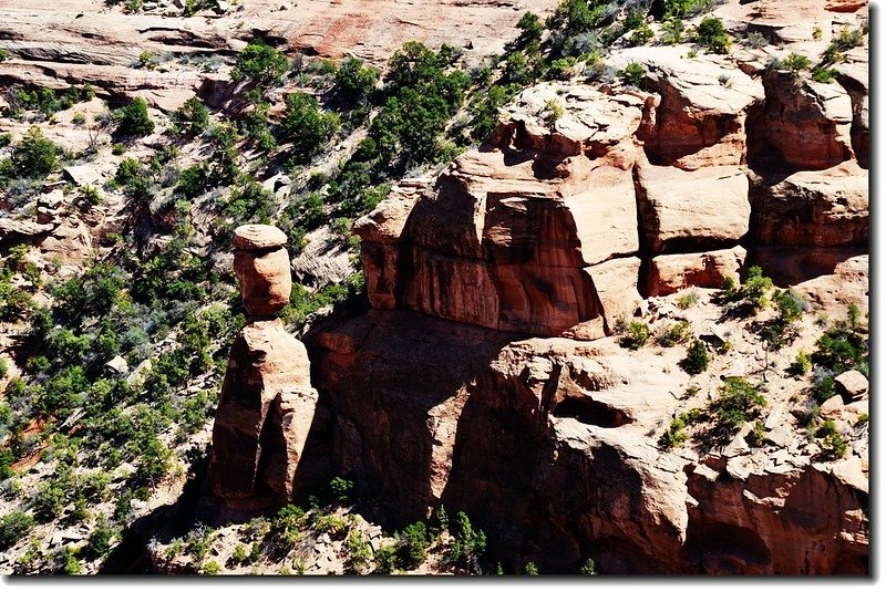 Overlooks Balanced Rock from Distant View