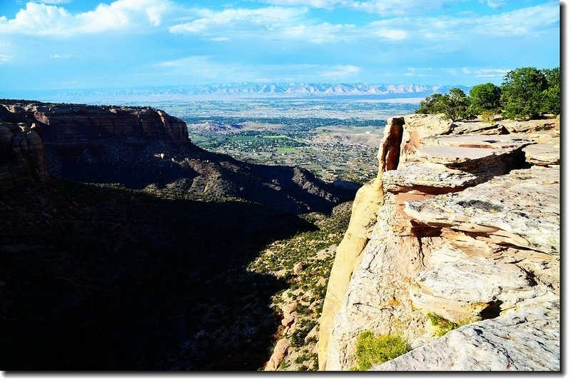 Looking down into the canyon from Cold Shivers Point 4