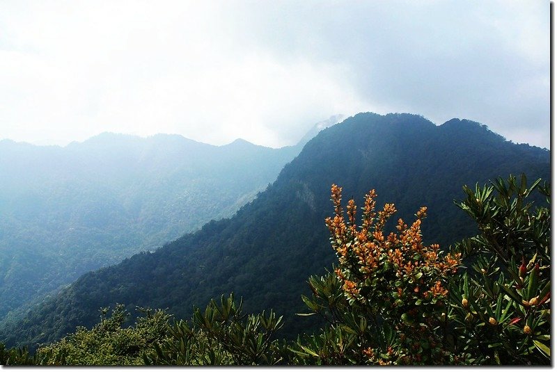 那結山山頂遠眺李棟山、鳥嘴山 1