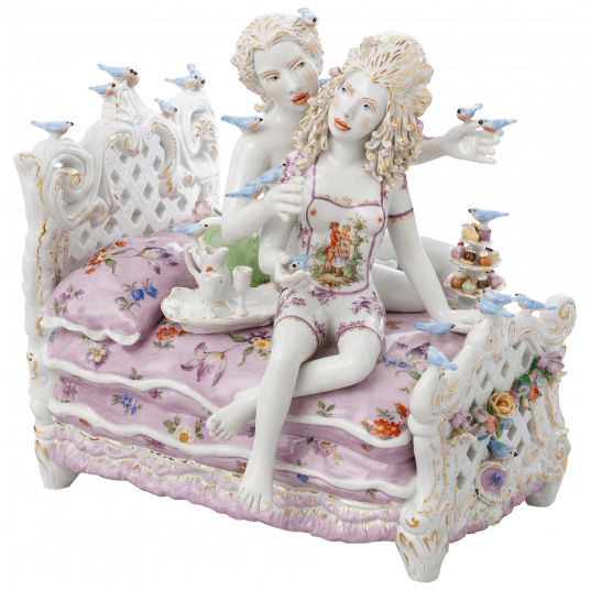 meissen love nest figurine_2