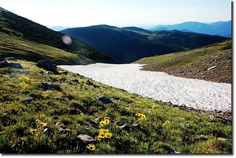 View to East from the top of St. Mary&apos;s glacier 1